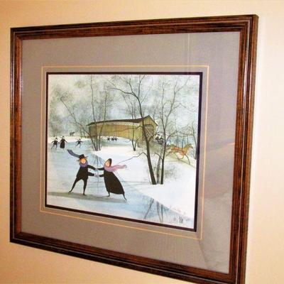 Buckley Moss "Cedar Creek" signed print
