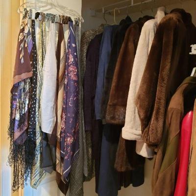 Mink and mutton fur coats