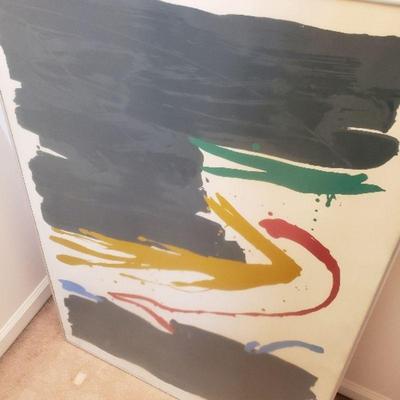 Kikuo Saito 1979 "Kurara Abstract" signed artist proof
