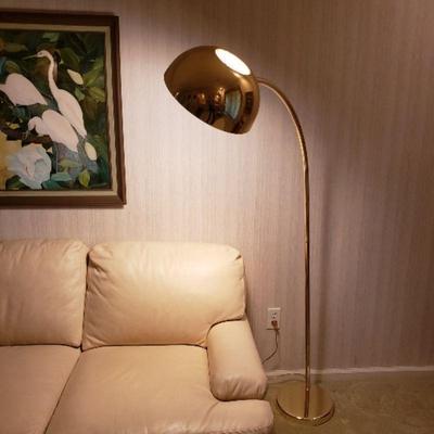 Floor lamp (gold finish)