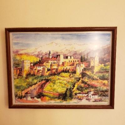Ruz watercolor print