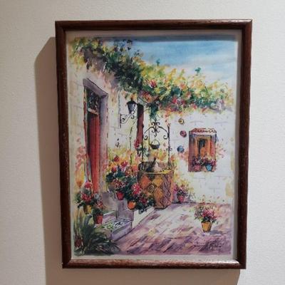 Ruz watercolor print