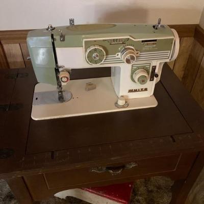 Mid century sewing machine