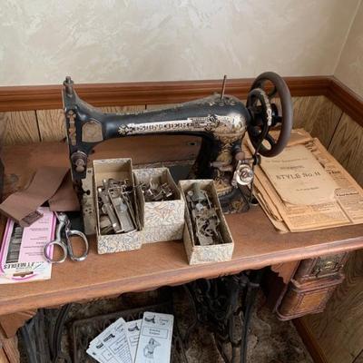 Antique sewing machine 