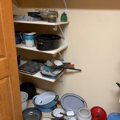 Enamel ware  pots