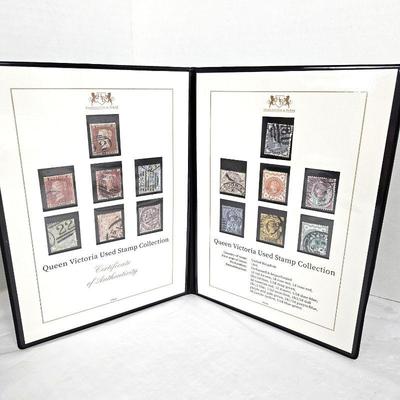 Set of Three Harington & Byrne Stamp Displayed Collections - Queen Victoria Diamond Jubilee & Phantom Stamps