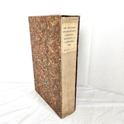 RARE UNCUT ~MR. WILLIAM SHAKESPEAR'S COMEDIES, HISTORIES, AND TRAGEDIES 1904 Facsimile of 1685 Version 15