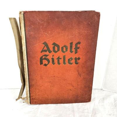 Original German Third Reich ADOLF HITLER CIGARETTE CARD BOOK 