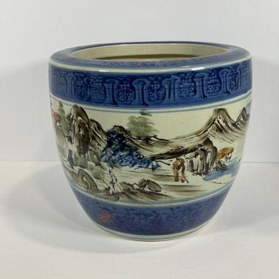 Early 20th C Chinese Porcelain Cache Pot