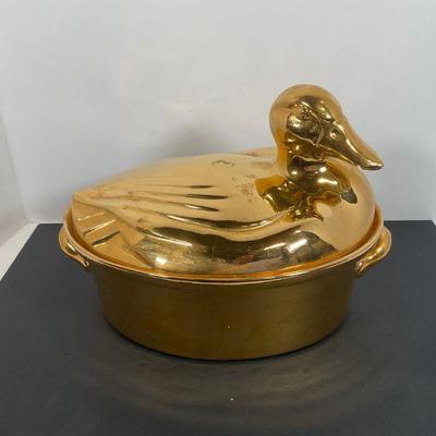 Hall China Gump Gold Duck
