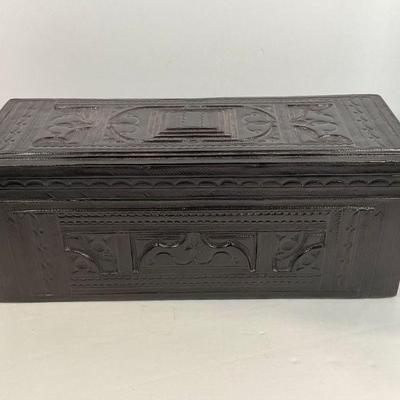 Leather Wrapped Trinket Box