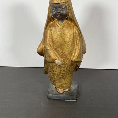 Vintage Japanese Cast Iron Figure