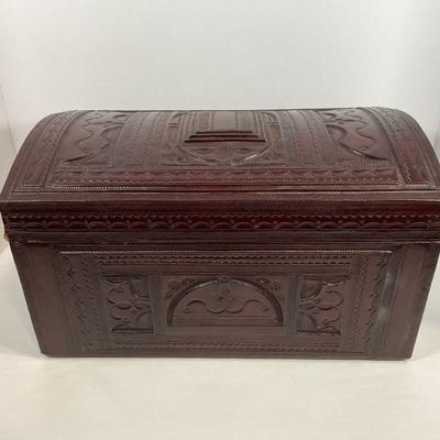 Leather Wrapped Jewelry Box