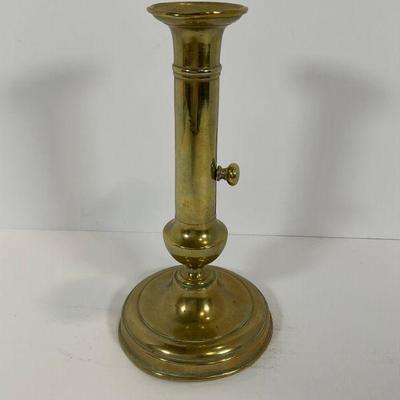 Early 20th C French Brass Candleholder
