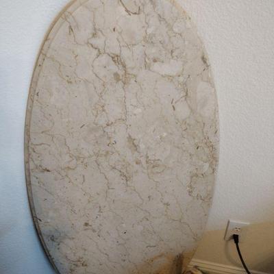 Large Oval Marble Table Top Slab - Made in Italy