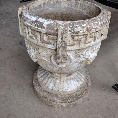 Greek Key Urn Planter