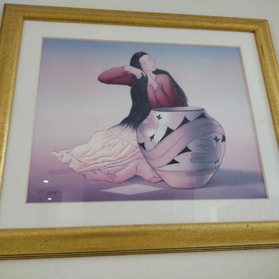 R.C. Gorman Signed Art
