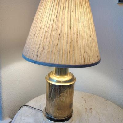 Vintage Chinoiserie Tea Canister Lamp