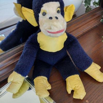 Vintage Monkey Stuffed Animal