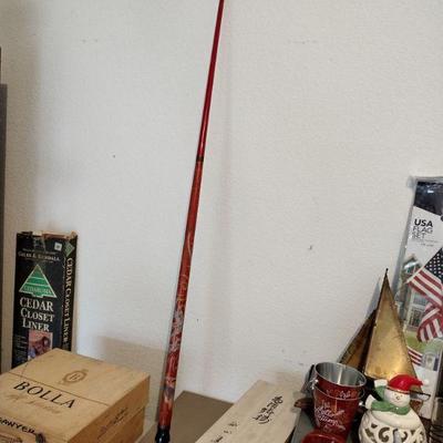 Dragon Etched Art Walking Stick-Pool Cue