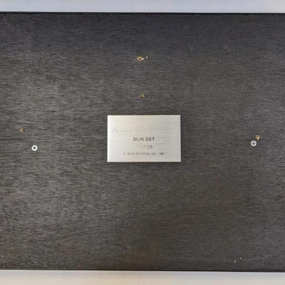 Louise Nevelson (1899-1988, American) "Sun-Set" 1981 Poly Resin Multiple from Pace Gallery 