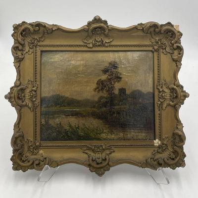 Edwin Cole (1868-1935, United Kingdom) Oil on Canvas Landscape