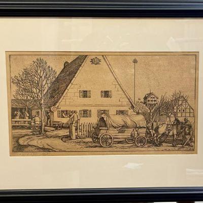 Rudolf Schiestl (1878-1931, Germany) Arts & Crafts Woodblock Prints