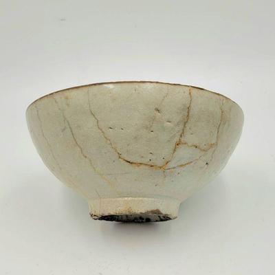 Japanese Celadon Bowl with Gold Repair