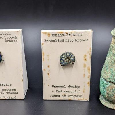 Roman Disc Enamel Brooches (2nd c.)