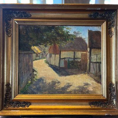 Christian Asmussen (1873-1940, Denmark) Oil on Board