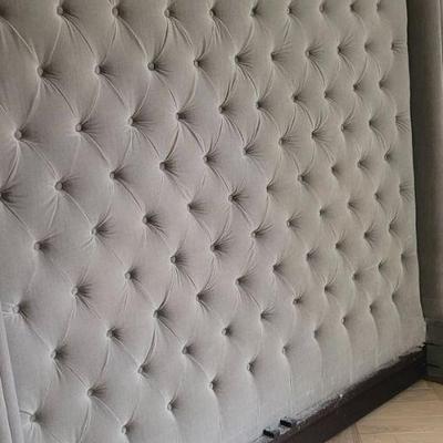 RH King-Size Tufted Velvet Bed