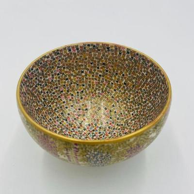 Meiji Period Japanese 1000 Butterfly Rice Bowl