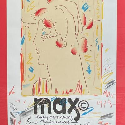 Peter Max Cherry Creek Gallery Framed Lithograph