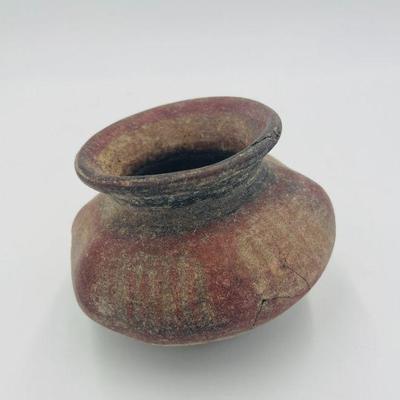 Pre-Columbian Colima (Mexico) Vessel with Faded Red Motif, 300-600AD