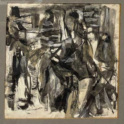 Edith Smilack (1915-2002) Mixed Media Work on Paper