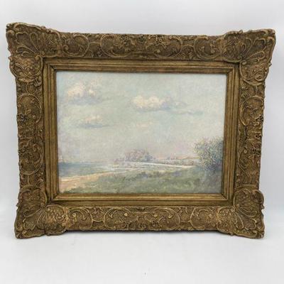 Charles John Stokoe (1873-1926, Suffolk) â€œNo. 1 Above Harwichâ€ Oil on Board