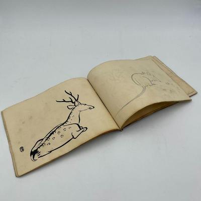 1901 Japanese Hand-Illustrated Book by Takeuchi Seiho (1864-1942, Kyoto)