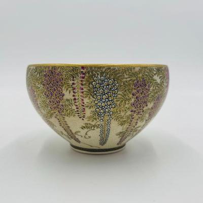 Meiji Period Japanese 1000 Butterfly Rice Bowl