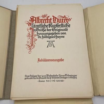 1928 Portfolio of 107 Woodcuts, all in original sizes