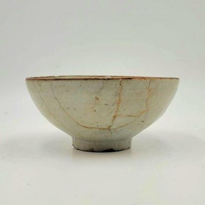 Japanese Celadon Bowl with Gold Repair