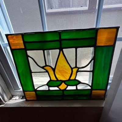 Stain glass panel