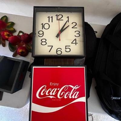 Vintage Coke wall clock