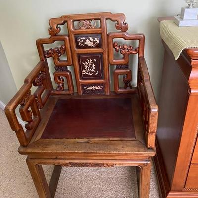 Antique Carved Alter Chair
