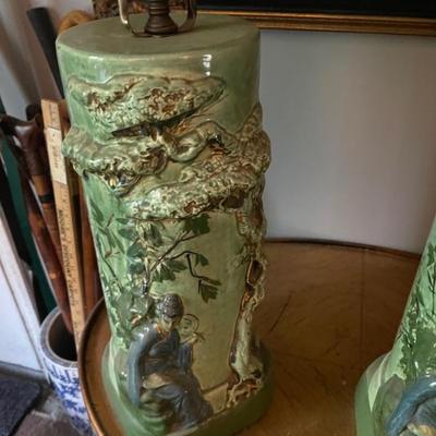Vintage MCM Asian lamps - newly wired