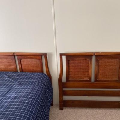 Two twins or one King size headboard