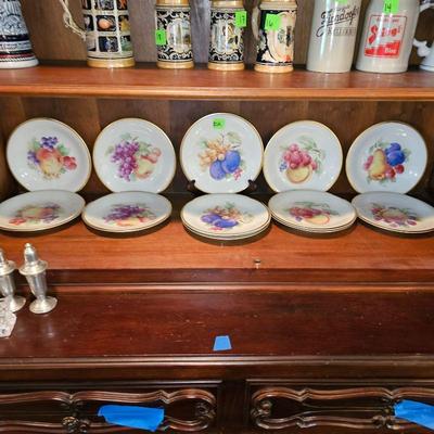 Hand Painted German Plates