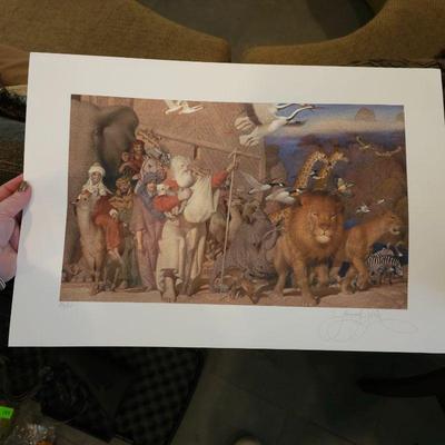 SIGNED & NUMBERED PRINT OF NOAH'S ARK