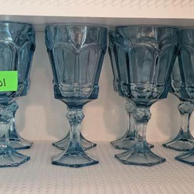 SET OF 14 FOSTORIA VIRGINAI LIGHT WINE GLASSES
