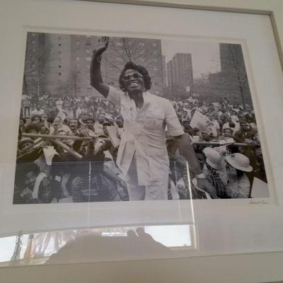 James Brown original photo signed by photographer