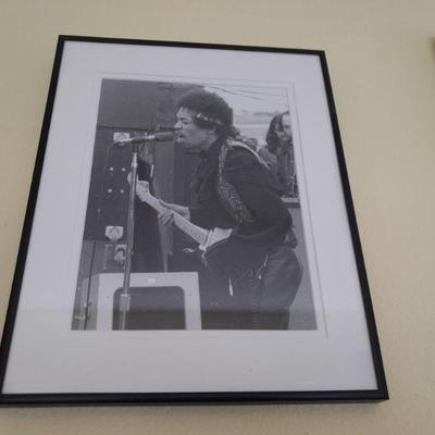 Jimmy Hendrix original Woodstock photo from negative by Henry Diltz